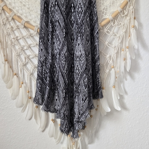 Intimately Free People Boho Asymmetrical Hem Sleeveless Festival Midi Dress S - Picture 7 of 14